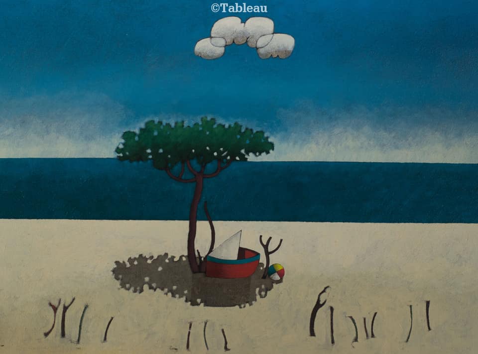 Inos Corradin - Paisagem da praia do Espírito Santos