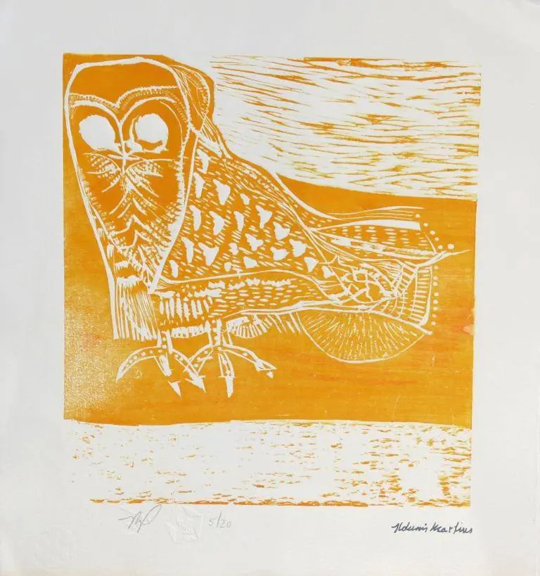 Aldemir Martins - Coruja Amarela