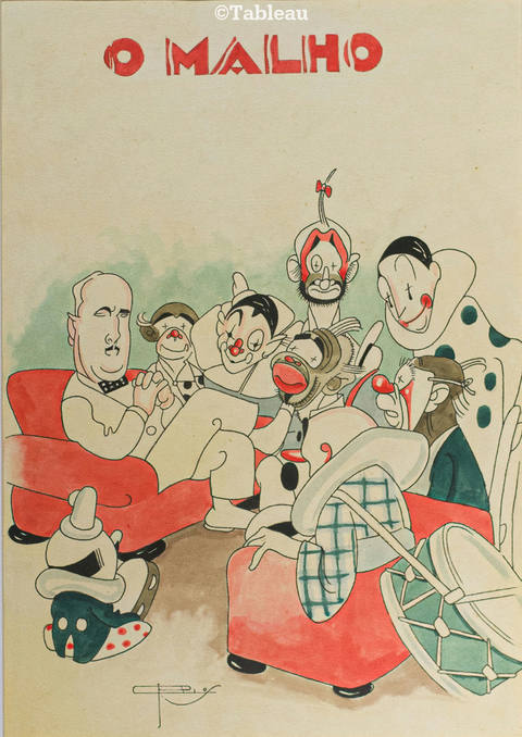 Capa da revista "o malho"