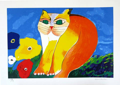 Gato - Gravura