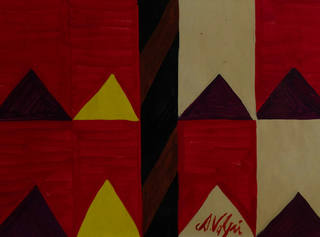 Alfredo Volpi - Mastro com Bandeirinhas