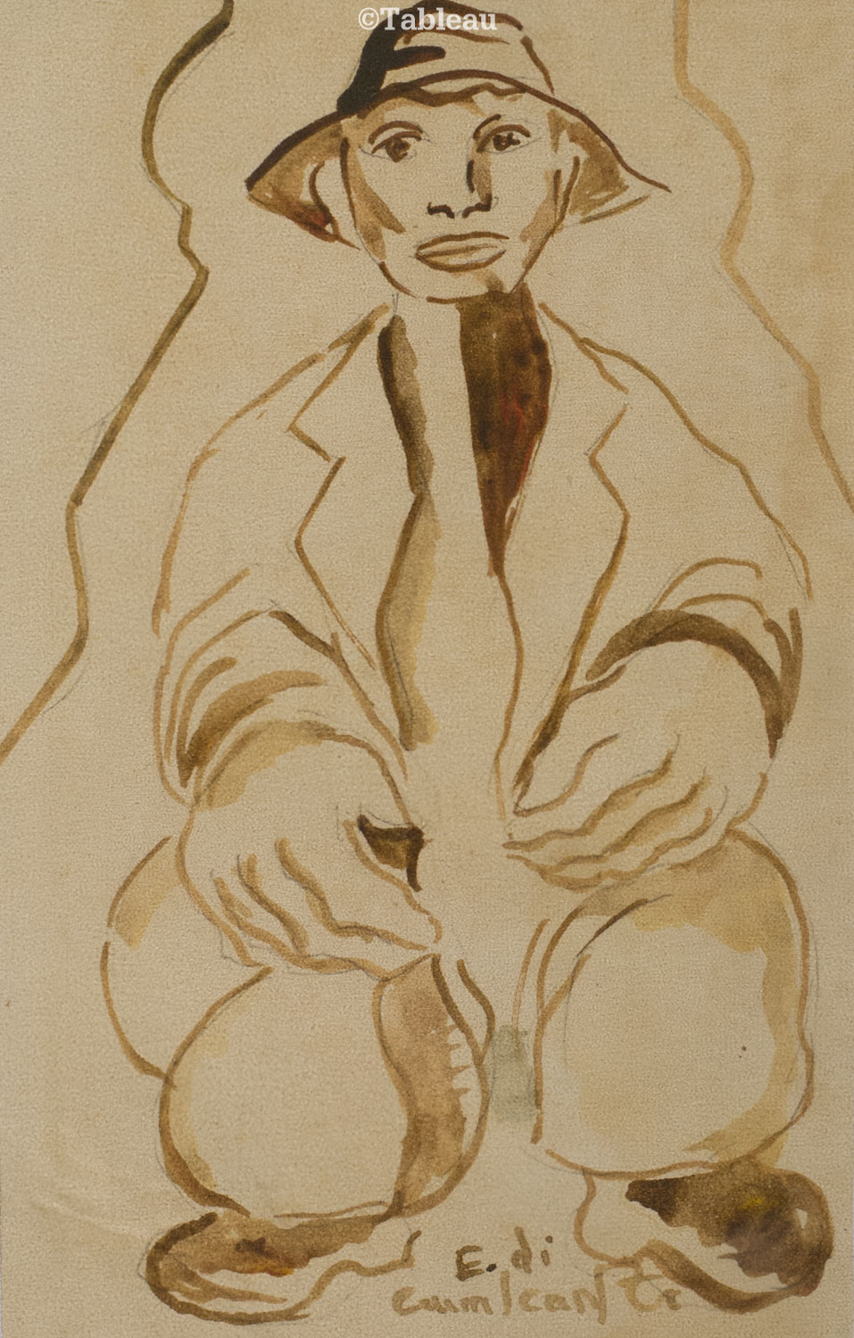 Emiliano di Cavalcanti - Trabalhador