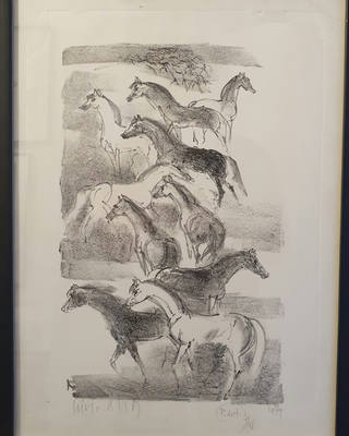 Lívio Abramo - Cavalos -