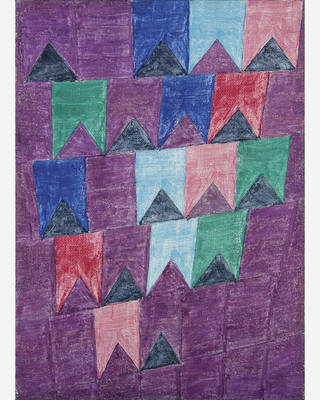 Alfredo Volpi - Bandeirinhas, década de 70