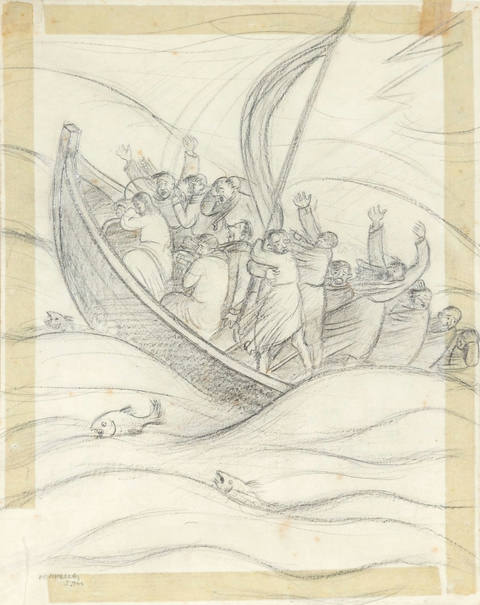 Barco na Tempestade