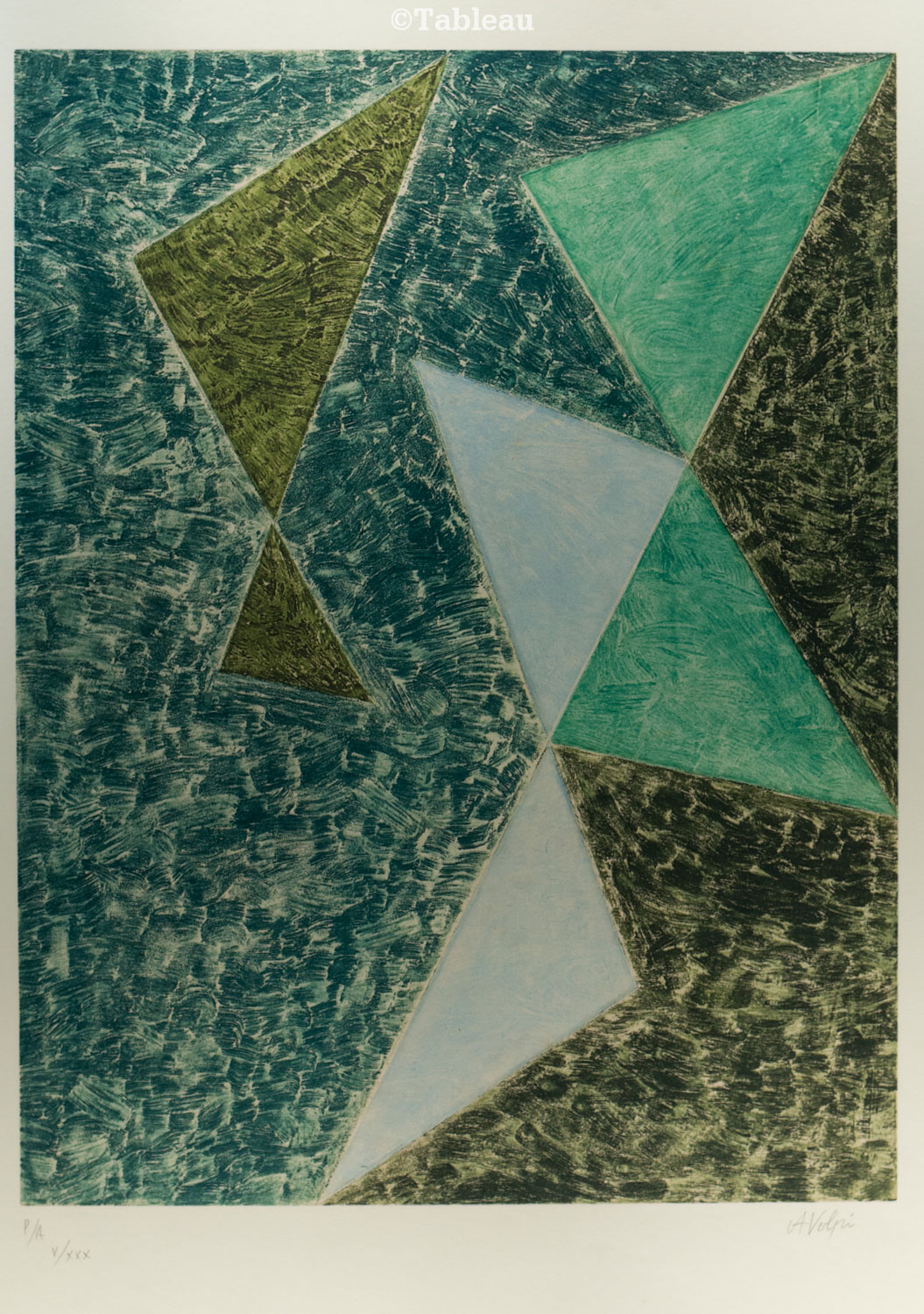 Alfredo Volpi - Triângulos