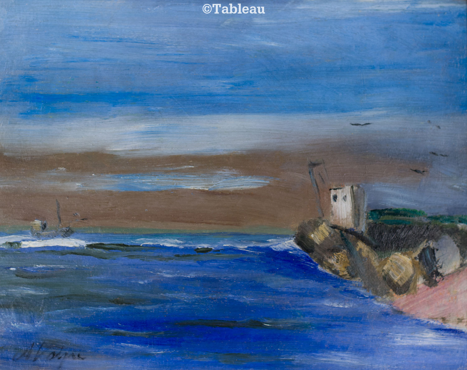 Alfredo Volpi - Canal de Itanhaém