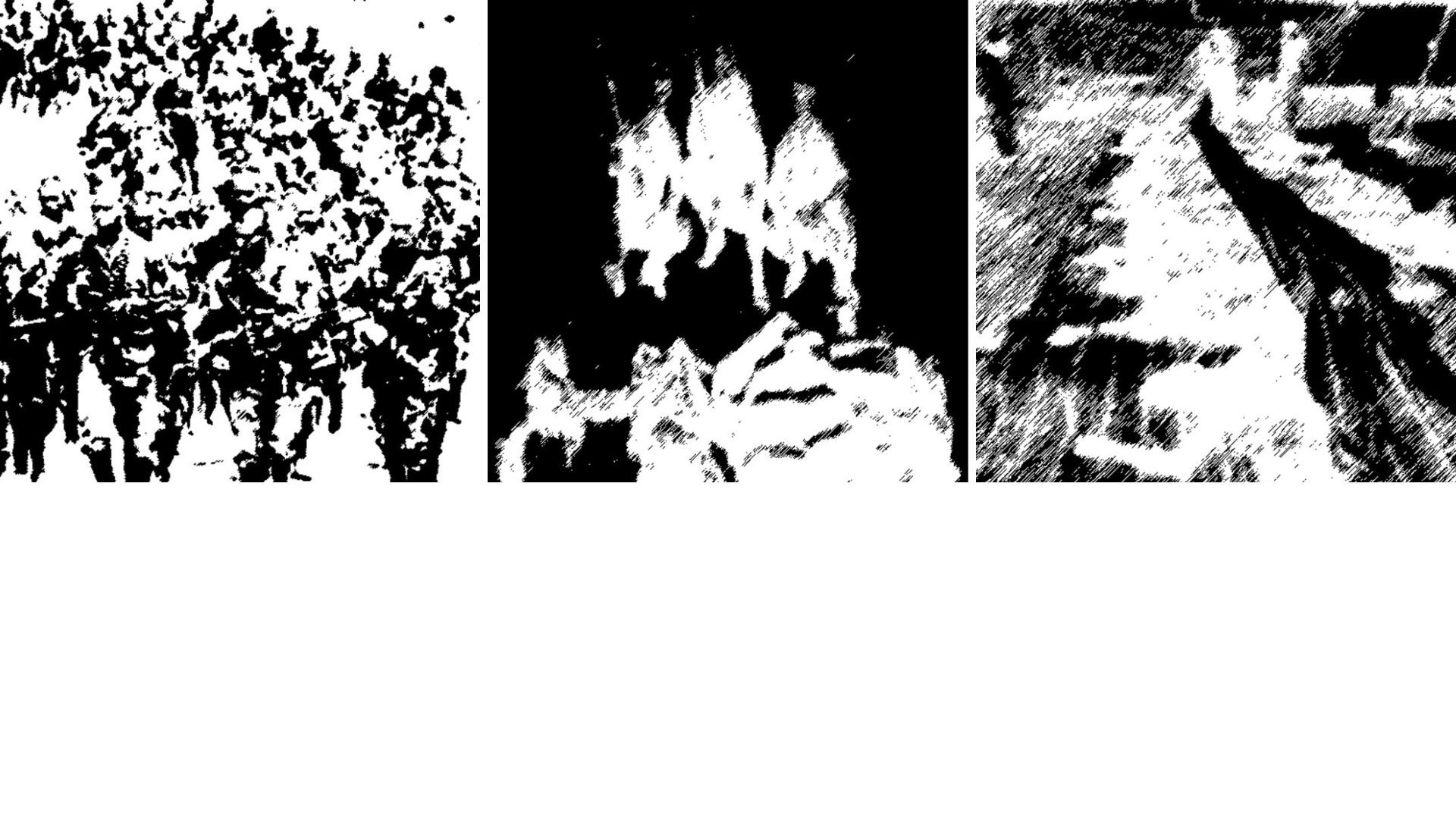 Soa: Black and White Pain-ting – #11, #7, #9