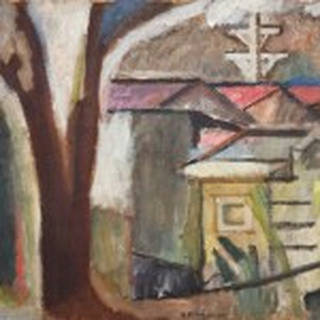 Aldo Bonadei - Telhados do Ibirapuera