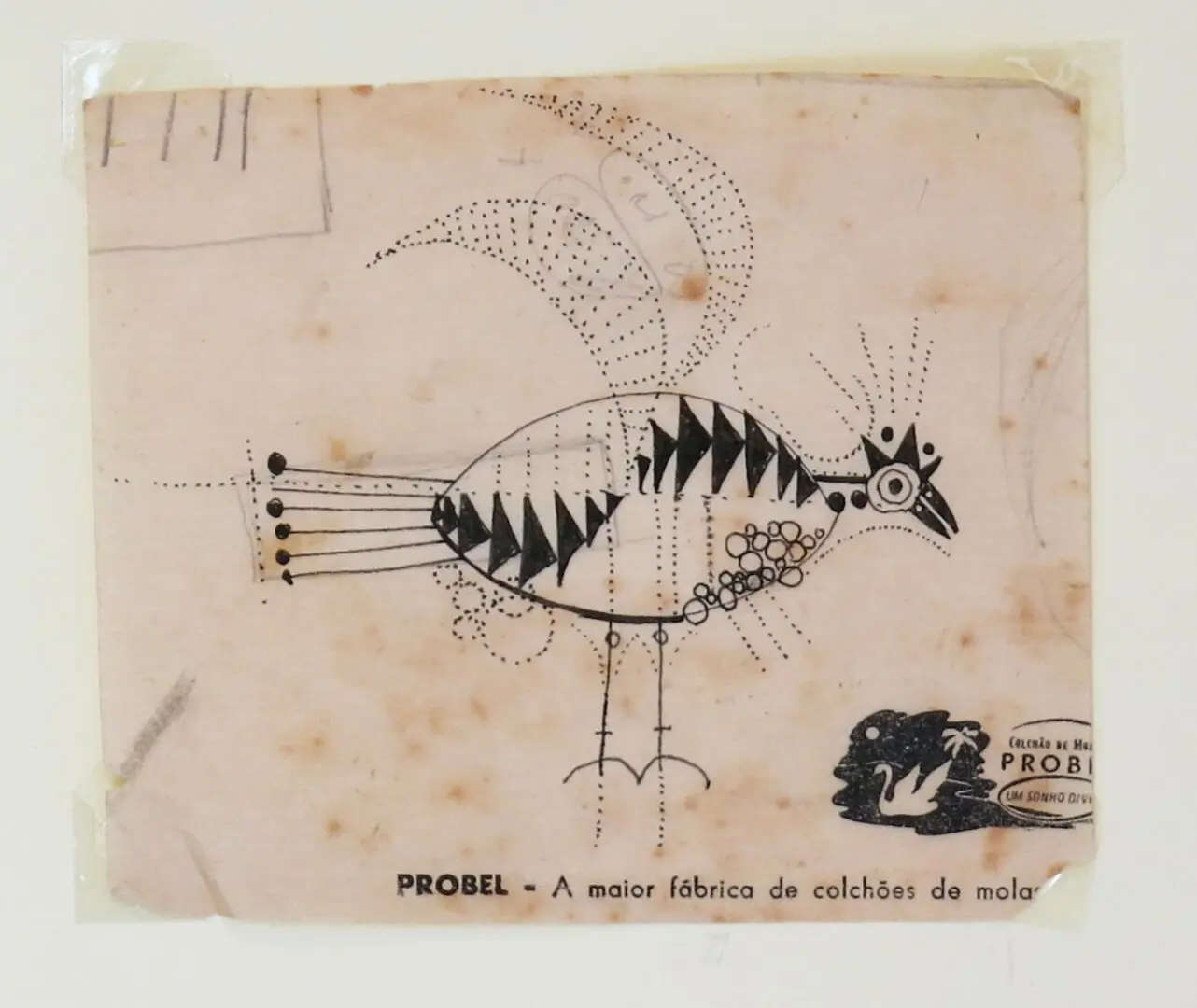Aldemir Martins - Pássaro - Déc 50