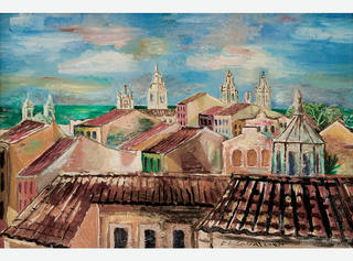 Emiliano di Cavalcanti - Telhados do Recife