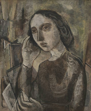 Lasar Segall - Figura com Quadros