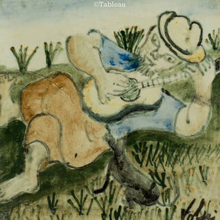 Alfredo Volpi - Violeiro
