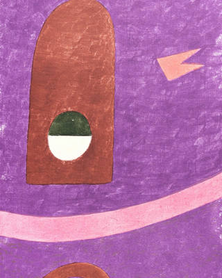 Alfredo Volpi - Composição com Portal e Bandeirinha
