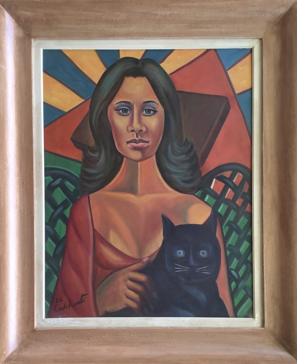 Emiliano di Cavalcanti - Mulata com Gato