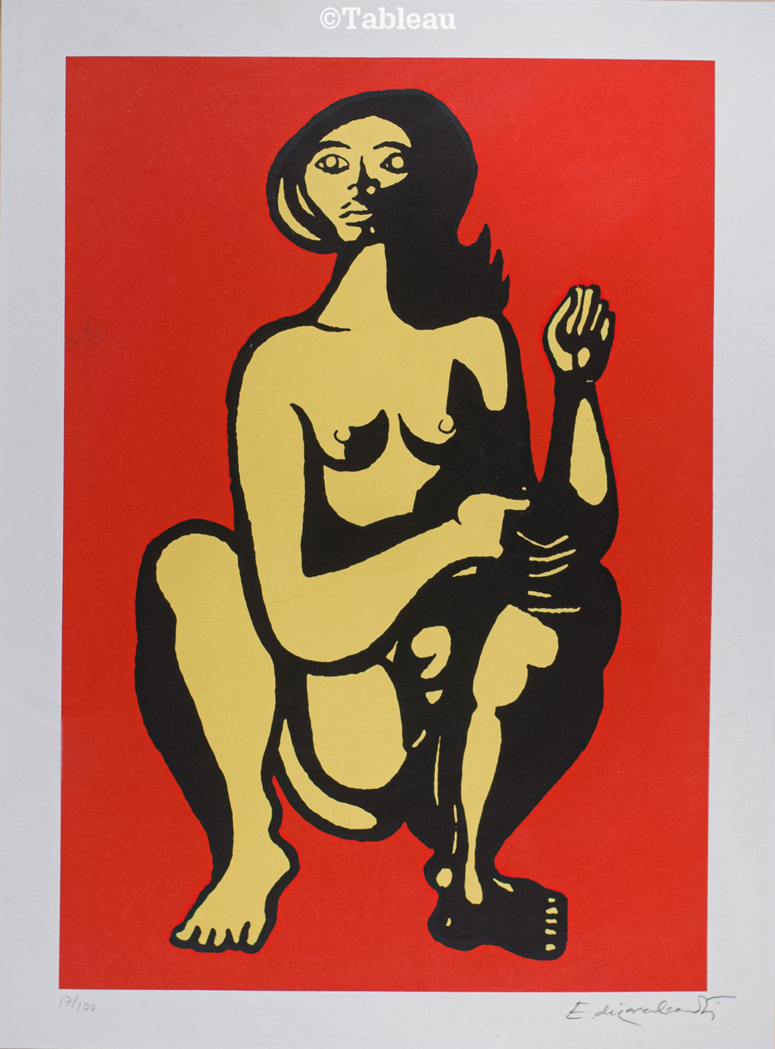 Mulher sentada