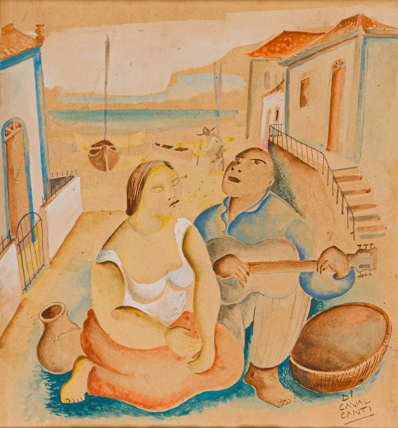 Emiliano di Cavalcanti - Tocador de viola