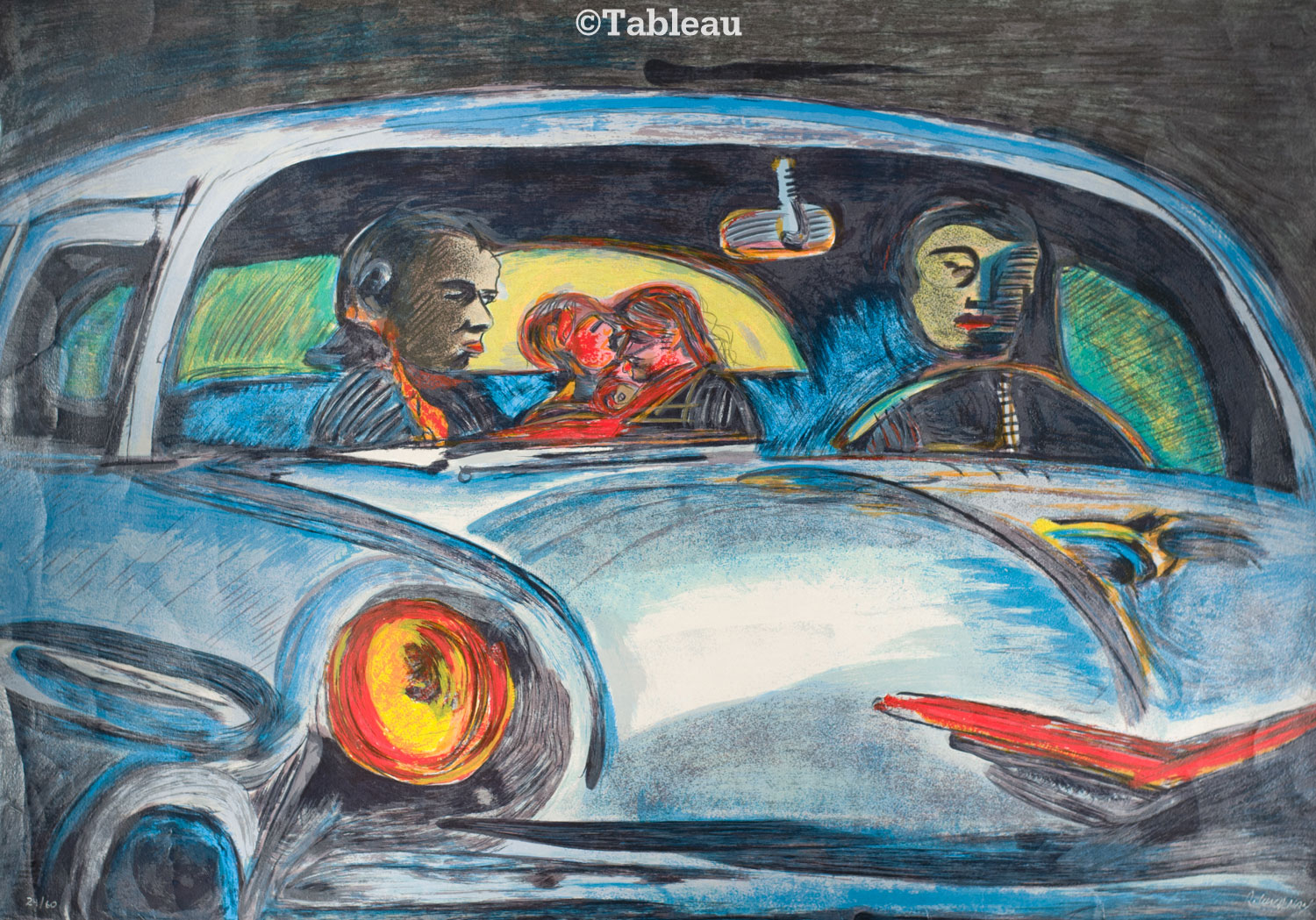 Rubens Gerchman - No carro