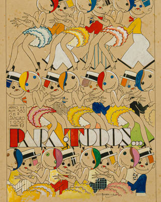J. Carlos - Capa da revista "Para todos"