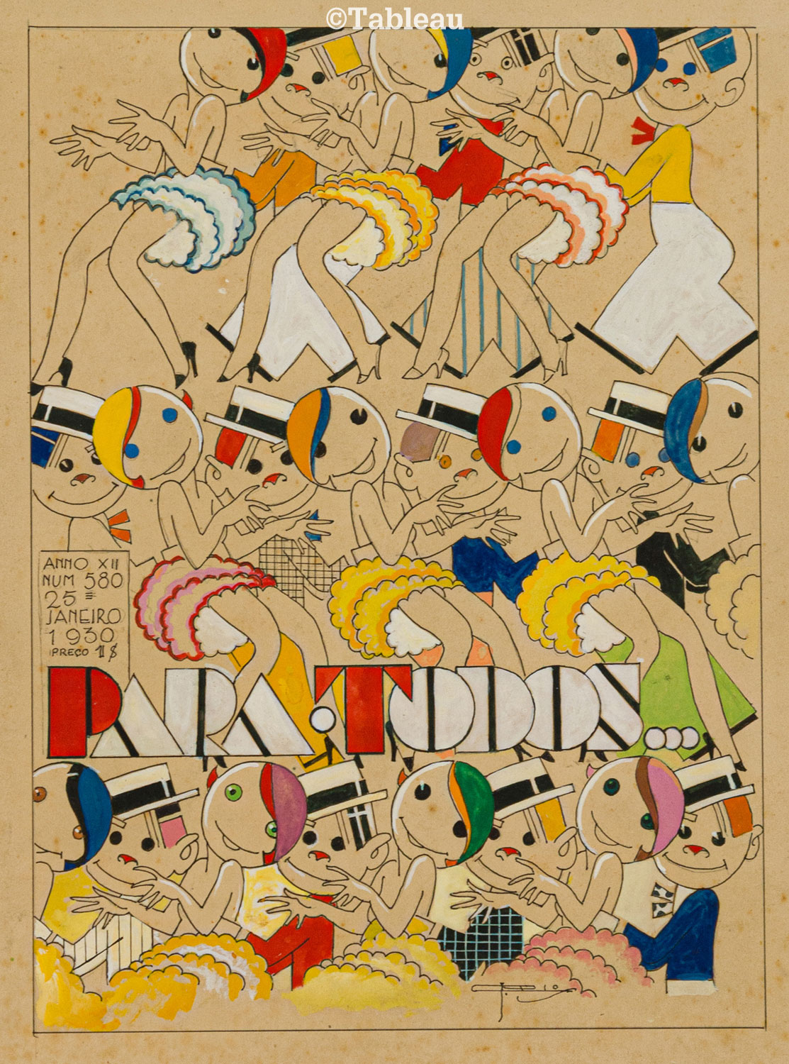 Capa da revista "Para todos"