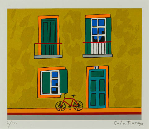 Fachada ocre