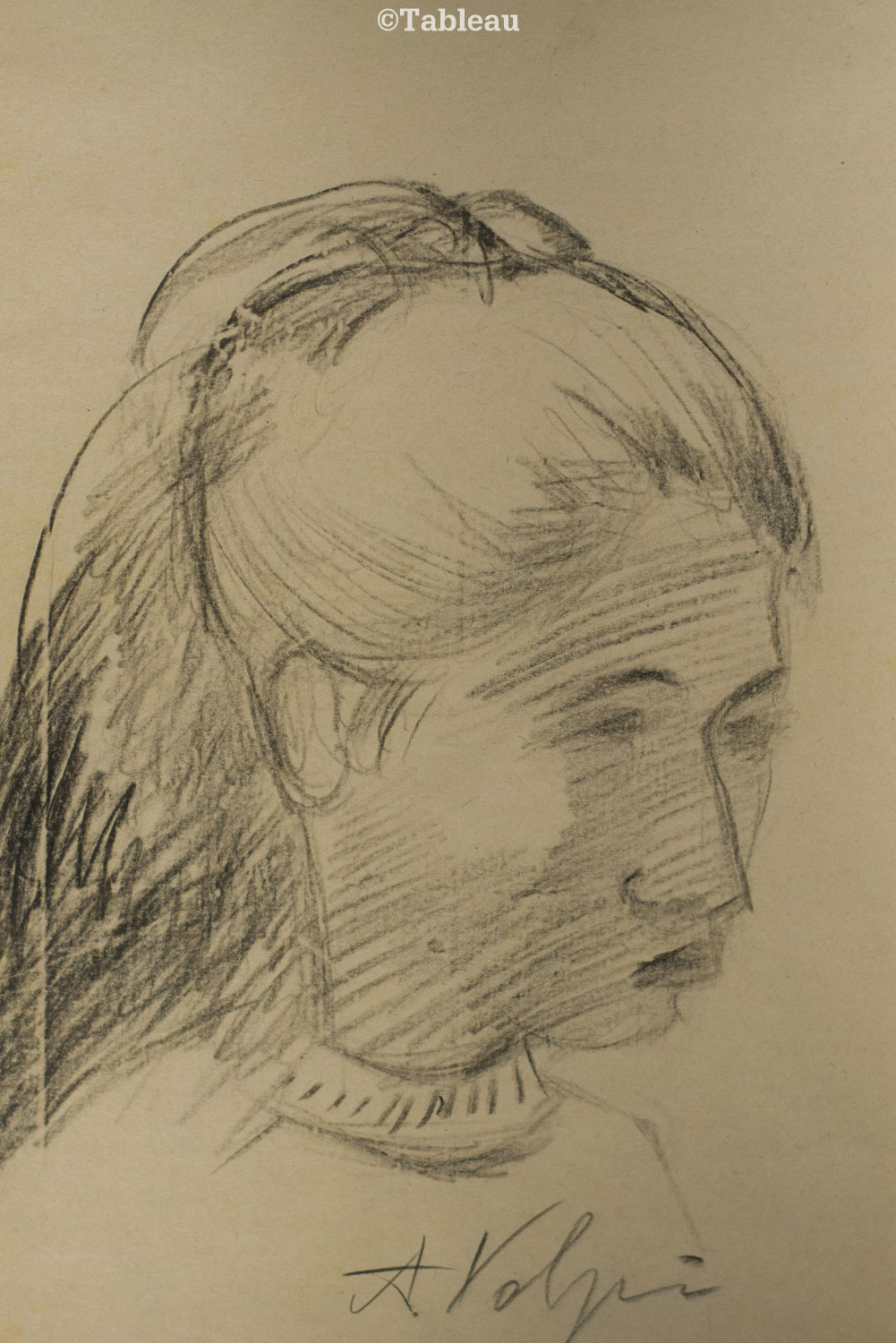 Alfredo Volpi - Menina