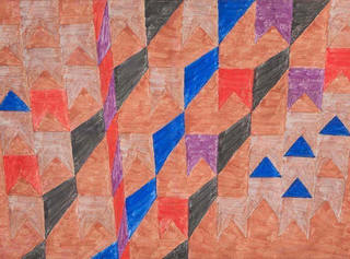 Alfredo Volpi - Bandeira-Mastro