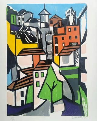 Aldo Bonadei - Paisagem