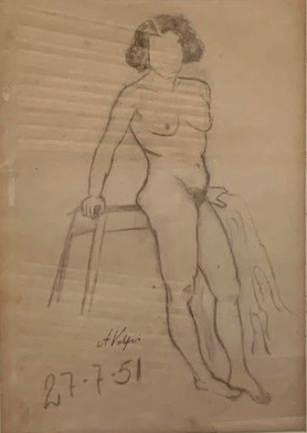 Alfredo Volpi - Nú Feminino