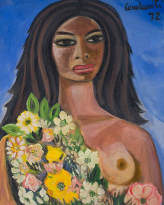 Emiliano di Cavalcanti - Mulata com flores