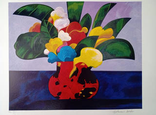 Aldemir Martins - Vaso com flores