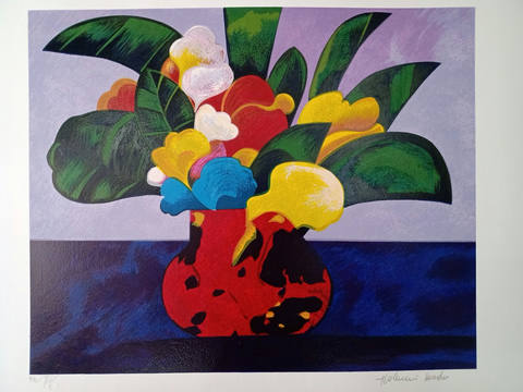 Vaso com flores