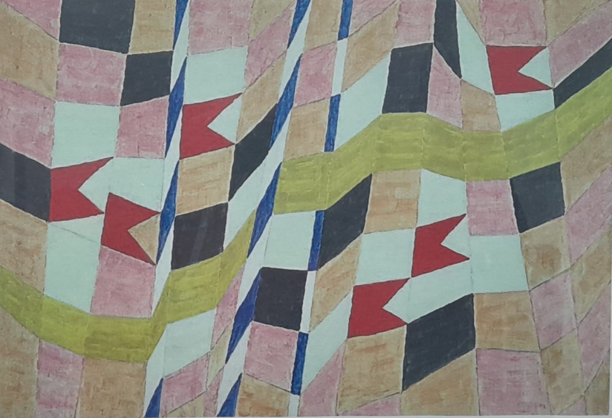 Alfredo Volpi - Bandeirinhas com mastro