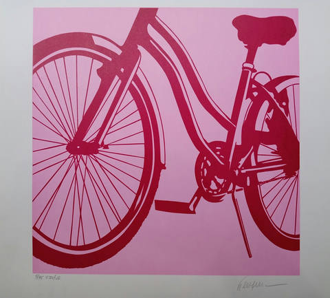 Bicicleta rosa
