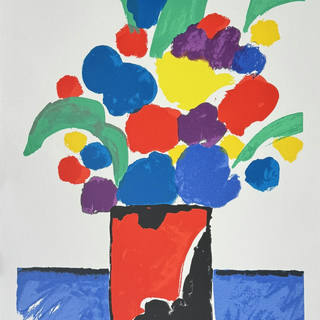 Aldemir Martins - Jarro com flores