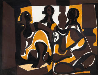 Emiliano di Cavalcanti - Quatro Figuras na contra luz