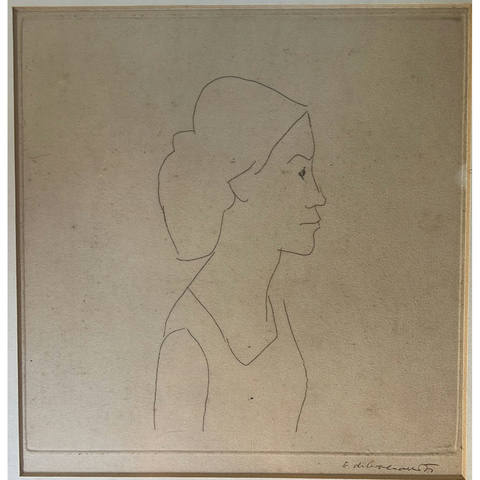 Mulata de perfil