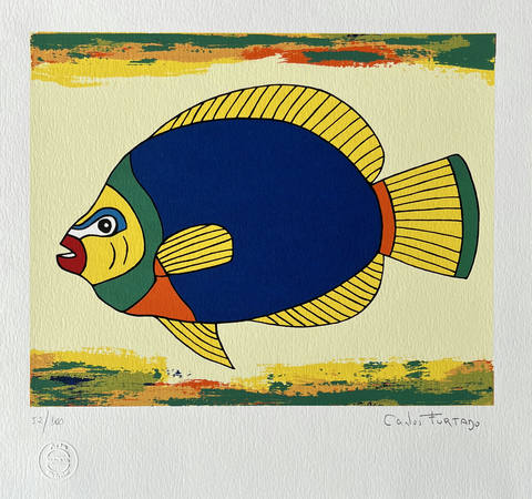 Peixe VIII (Azul e Amarelo)