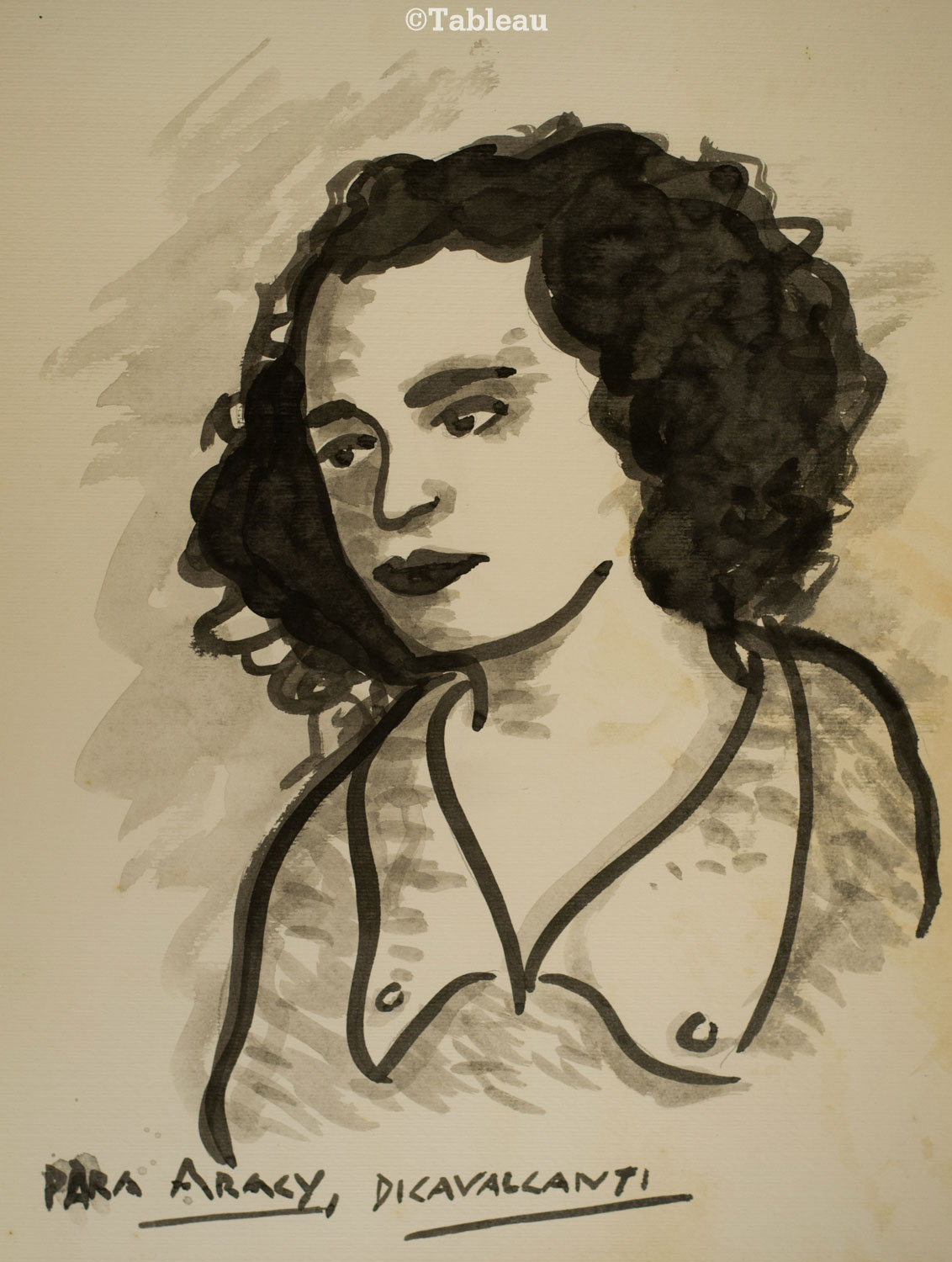 Emiliano di Cavalcanti - Retrato de Aracy