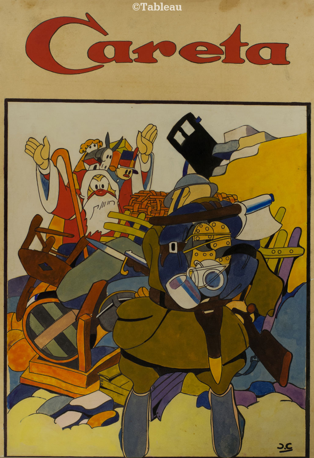 J. Carlos - Capa da revista Careta