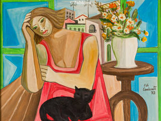 Emiliano di Cavalcanti - Retrato de Ivette