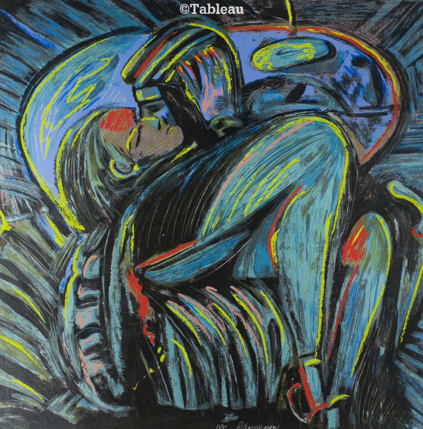 Rubens Gerchman - O beijo