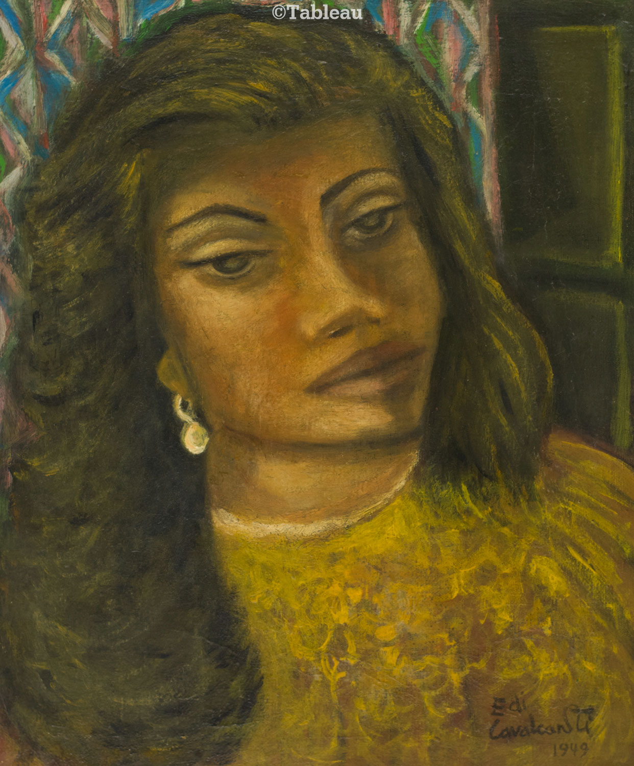 Mulata de amarelo