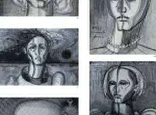 Fernando Lopes - Conjunto de 5 Desenhos