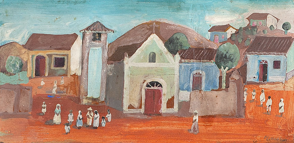 Aldeia com Figuras