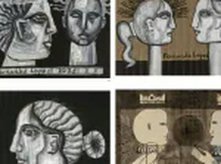 Fernando Lopes - Conjunto de 4 Desenhos