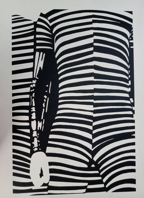 Corpo zebrado