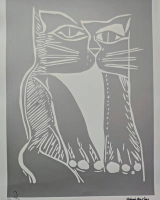 Aldemir Martins - Gato Prateado