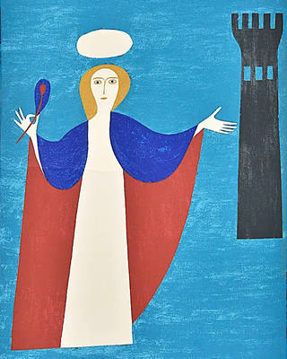 Alfredo Volpi - Santa