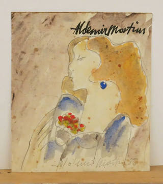 Aldemir Martins - Mulher com Flores Data